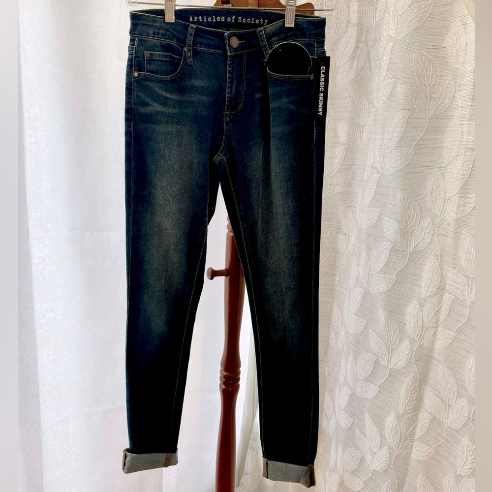 Articles of Society Women's Skinny Jeans - Dark Blue
